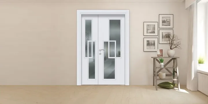 Camlı iç kapı örneği