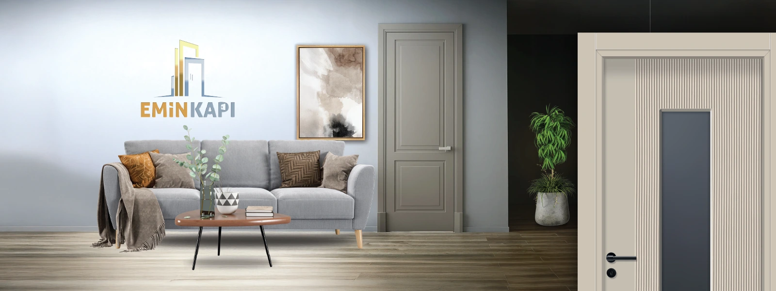 Osmaniye lake iç oda kapıları — Emin Kapı showroom vitrini